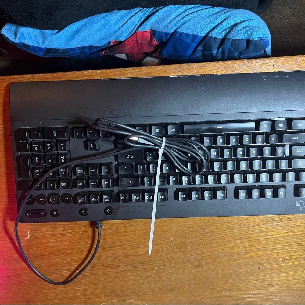 Logitech Black Wired Keyboard